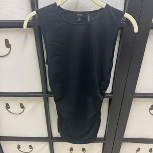 THEORY RUCHED TANK TOP